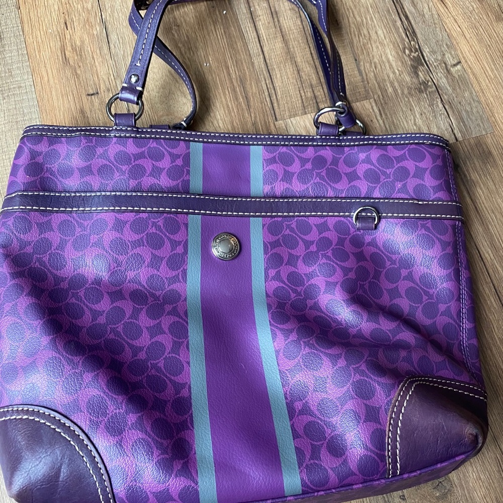 Coach Purple Purse